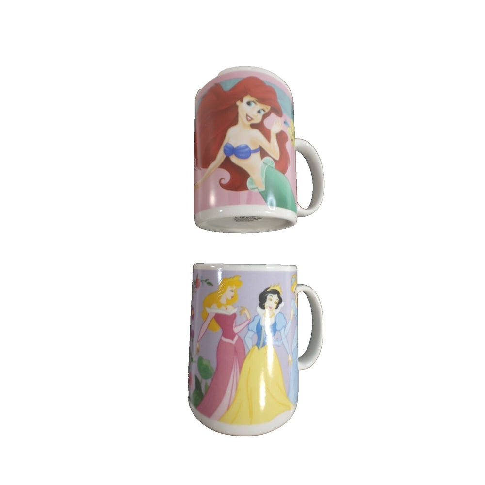 Disney Gibson Mugs Princess Cinderella Belle Sleeping Beauty The Little Mermaid